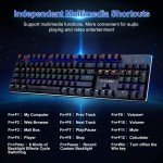 LED Backlit Mechanical Gaming Keyboard 104 Keys