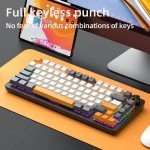 APAYADO K82 75% Wired Gaming Keyboard - Blue Switches