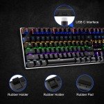 LED Backlit Mechanical Gaming Keyboard 104 Keys