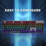 Lighted Wired USB Keyboard with 104 Keys