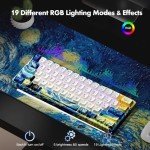 MIHIYIRY Starry Night RGB Wireless Mechanical Keyboard