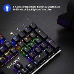 LED Backlit Mechanical Gaming Keyboard 104 Keys