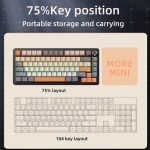 APAYADO K82 75% Wired Gaming Keyboard - Blue Switches