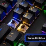 LED Backlit Mechanical Gaming Keyboard 104 Keys