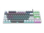 Altec Lansing RGB Mechanical Gaming Keyboard - White/Gray