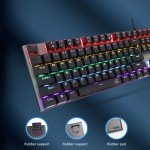 Lighted Wired USB Keyboard with 104 Keys