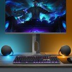 Lighted Wired USB Keyboard with 104 Keys