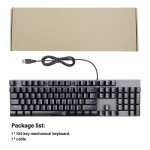 Lighted Wired USB Keyboard with 104 Keys