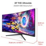 Sceptre 21:9 Curved Gaming Monitor, 200 Hz