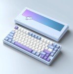 WOBKEY Rainy75 Blue Mechanical Keyboard