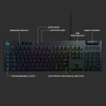 Logitech G815 RGB Mechanical Gaming Keyboard - Clicky