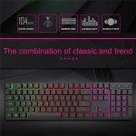 Compact 104-Key EGAMING Mechanical Keyboard with Red Switches