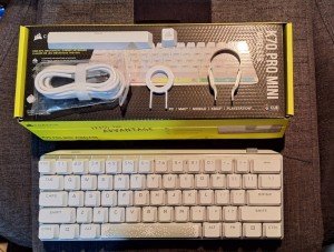 CORSAIR - K70 Pro Mini Wireless 60% RGB Mechanical Keyboard with Silver Switches