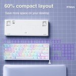 SK961 Wireless 60% Mechanical Keyboard with RGB