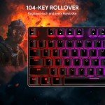 AUKEY KMG12 104-Key Mechanical Gaming Keyboard
