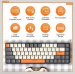 60% Wireless Mechanical Keyboard for Desktop PC