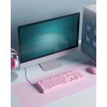AUKEY Pink Mechanical Gaming Keyboard 108 Keys