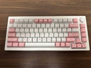 Akko 5075 White and Pink Mechanical Keyboard