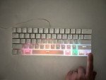 K112 RGB 60% Wired Mechanical Gaming Keyboard - White