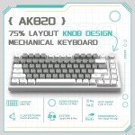 AJAZZ AK820 RGB Hot Swappable Mechanical Keyboard