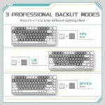 AJAZZ AK820 RGB Hot Swappable Mechanical Keyboard