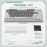AJAZZ AK820 RGB Hot Swappable Mechanical Keyboard