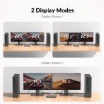 Dual Monitor KVM Switch 4K HDMI & USB