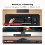 Dual Monitor KVM Switch 4K HDMI & USB