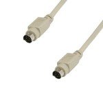 6' MDIN 8 Pin Male to Male Shielded Cable