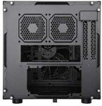 Thermaltake Core V1 SPCC Mini ITX Cube Gaming Computer Case Chassis, Black