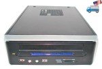 Compact Black Mini ITX Desktop PC Case with PSU