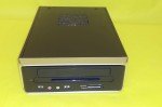 Compact Black Mini ITX Desktop PC Case with PSU