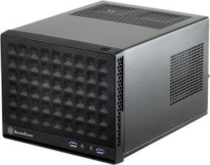 SilverStone Mini-ITX Case with Front Panel Black