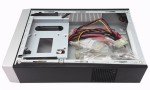 Compact Black Mini ITX PC Case with Extras