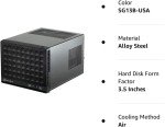 SilverStone Mini-ITX Case with Front Panel Black