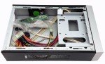 Compact Black Mini ITX PC Case with Extras