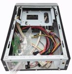 Compact Black Mini ITX PC Case with Extras