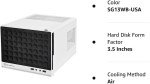 Compact Mini-ITX Case with Mesh Front Panel
