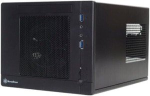 Silverstone Tek Plastic/SECC Mini-ITX Computer Case with 2x USB 3.0 Front Ports