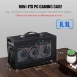 S300 Mini-ITX Gaming Case with USB-C Port