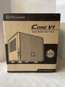 Thermaltake Core V1 Mini ITX Computer Case - Black (CA-1B8-00S1WN-00) Open Box