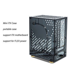 Compact Mini ITX Case with 360° Cooling