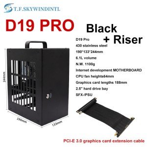 Compact Mini-ITX Gaming Case with Riser Cable