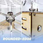 Small Gaming PC Case - Clear Acrylic & Wood