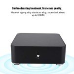 Black Aluminum Mini-ITX Gaming PC Case