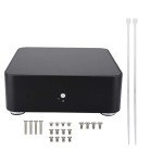 Black Aluminum Mini-ITX Gaming PC Case