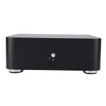 Black Aluminum Mini-ITX Gaming PC Case