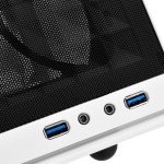 Compact Mini-ITX Computer Case with Mesh Front