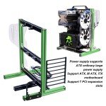 Mini ITX ATX Aluminum Open Frame PC Case