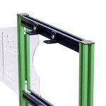 Mini ITX ATX Aluminum Open Frame PC Case